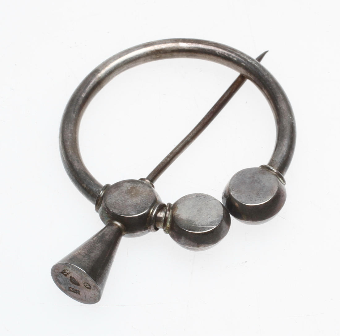 BROSCH, silver, PA, Borås 1896.