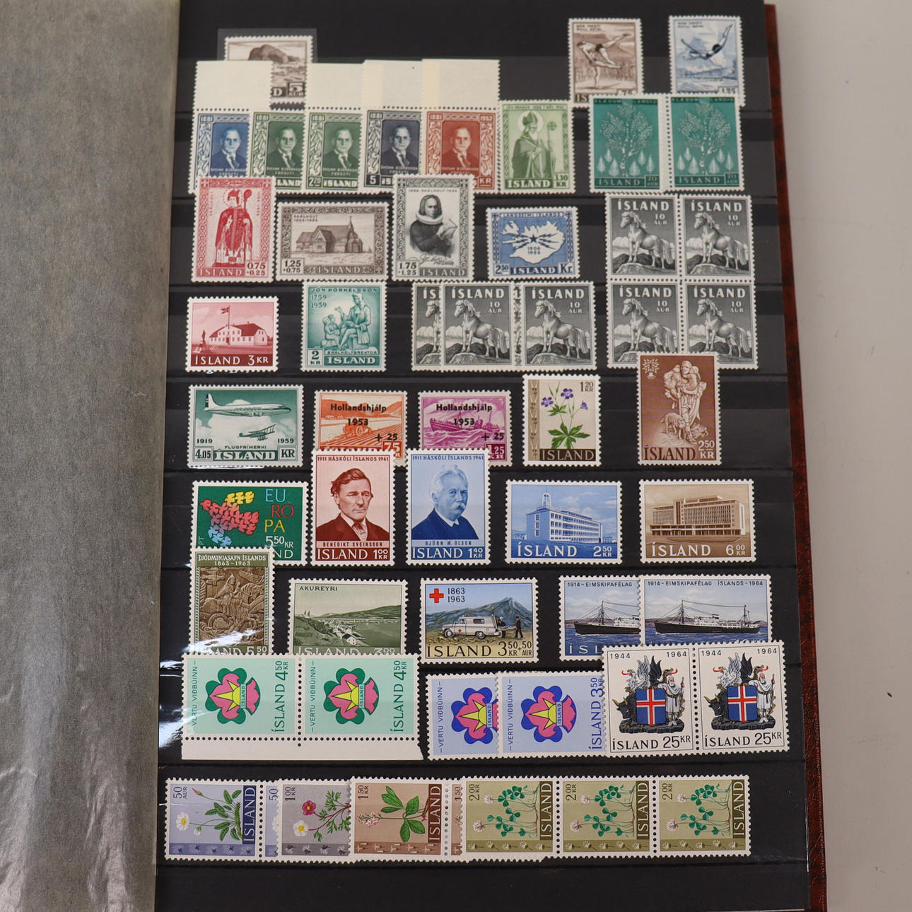 POSTIMERKIT, Pohjoismaat leimaamattomat.