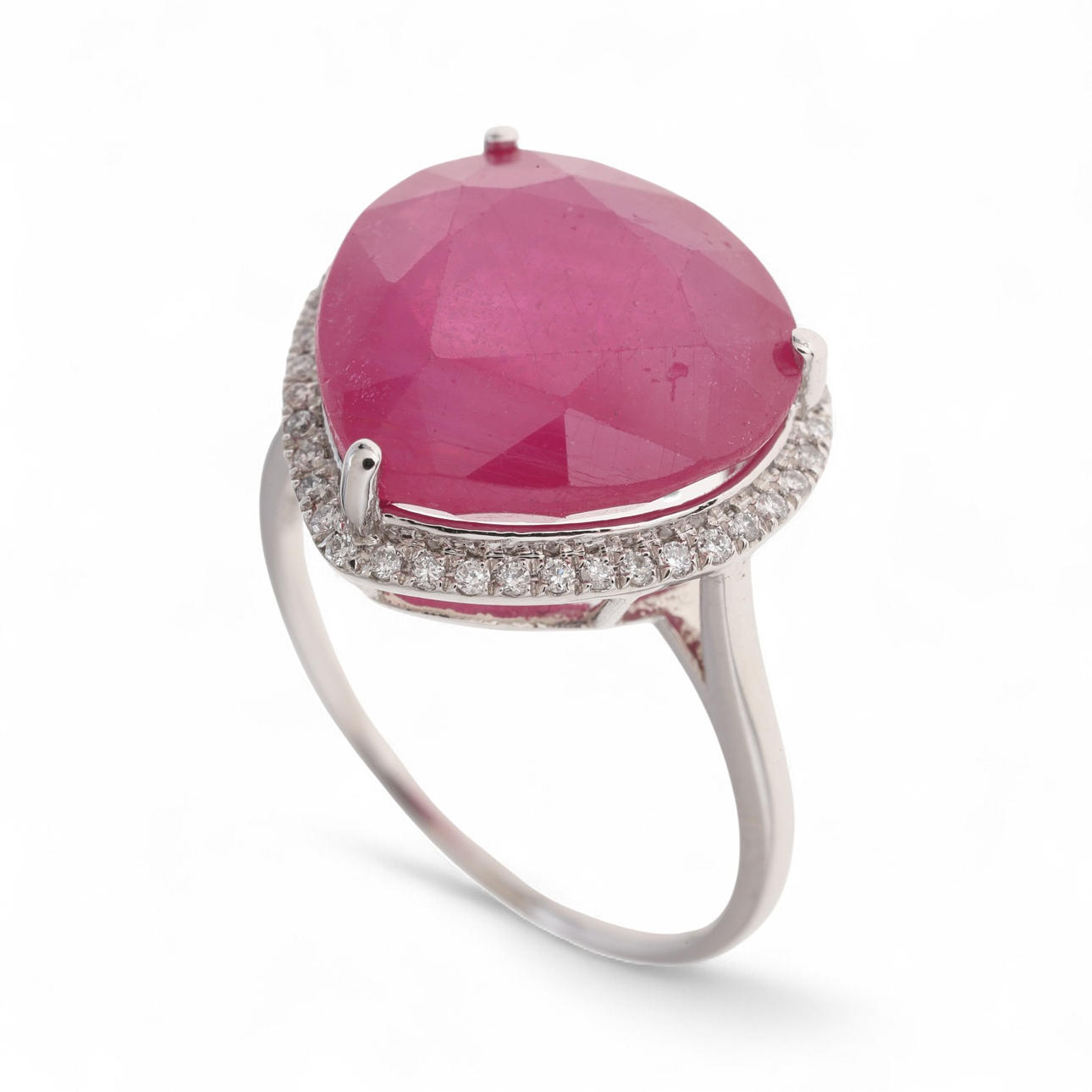 Diamonds and ruby ring.