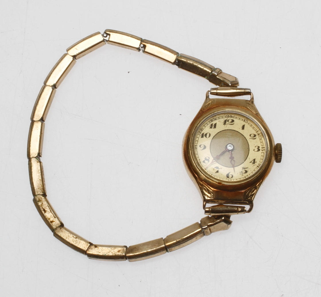 DAMARAMBANDSUR, 14k guld, 1900-tal.