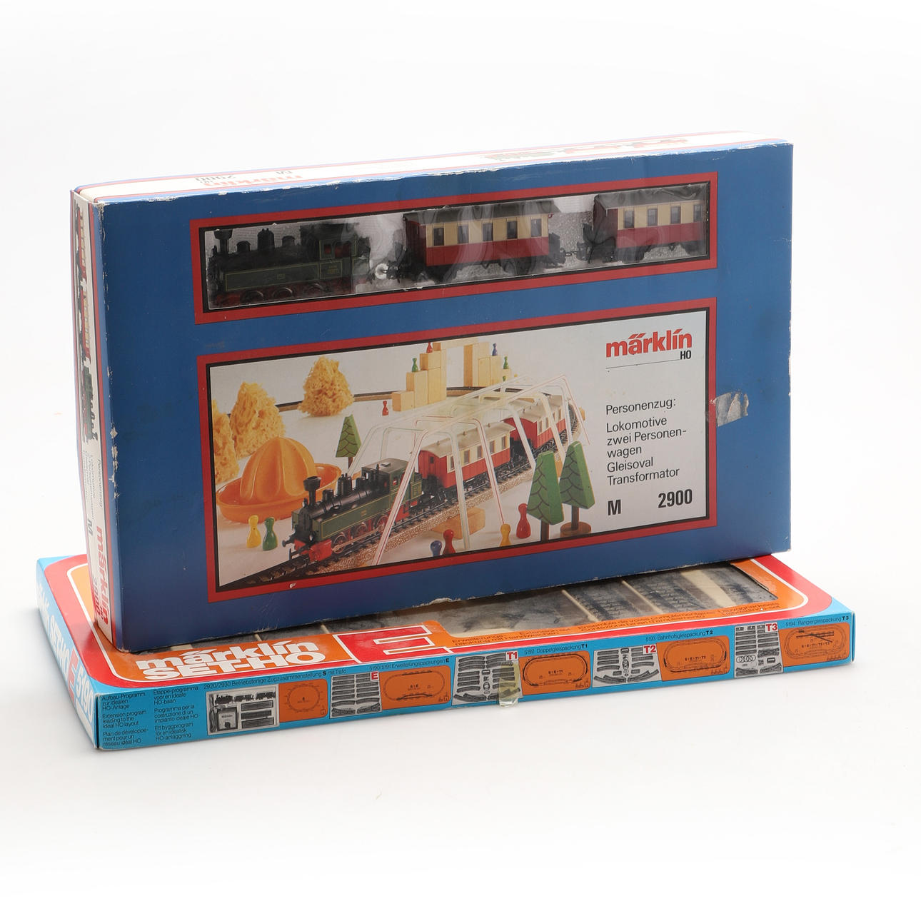 ZUGGARNITUR UND SCHIENENGARNITUR, Markierung, Maßstab H0.