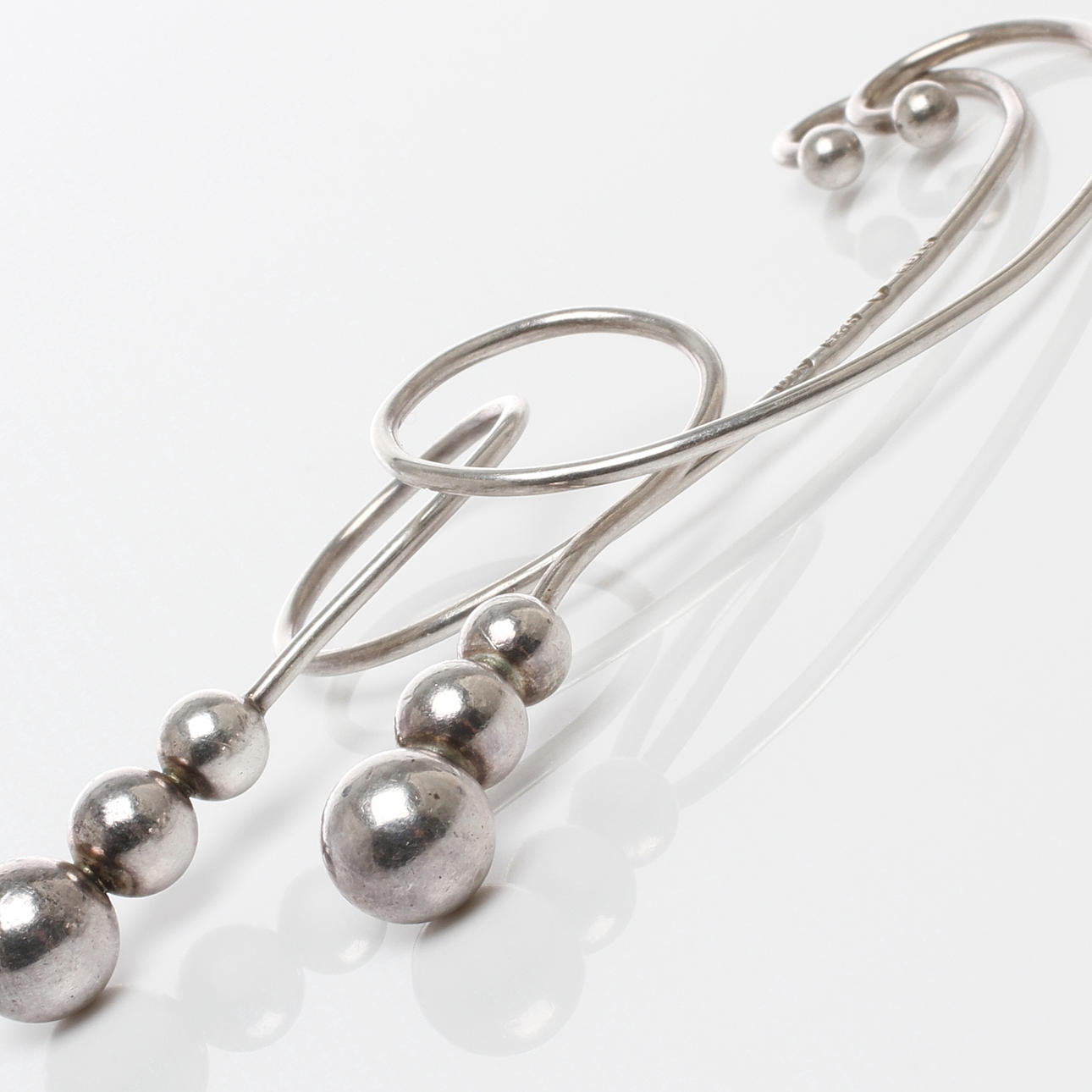 ÖRHÄNGEN 1 par, silver, Sigurd Persson, Stockholm, 1992.