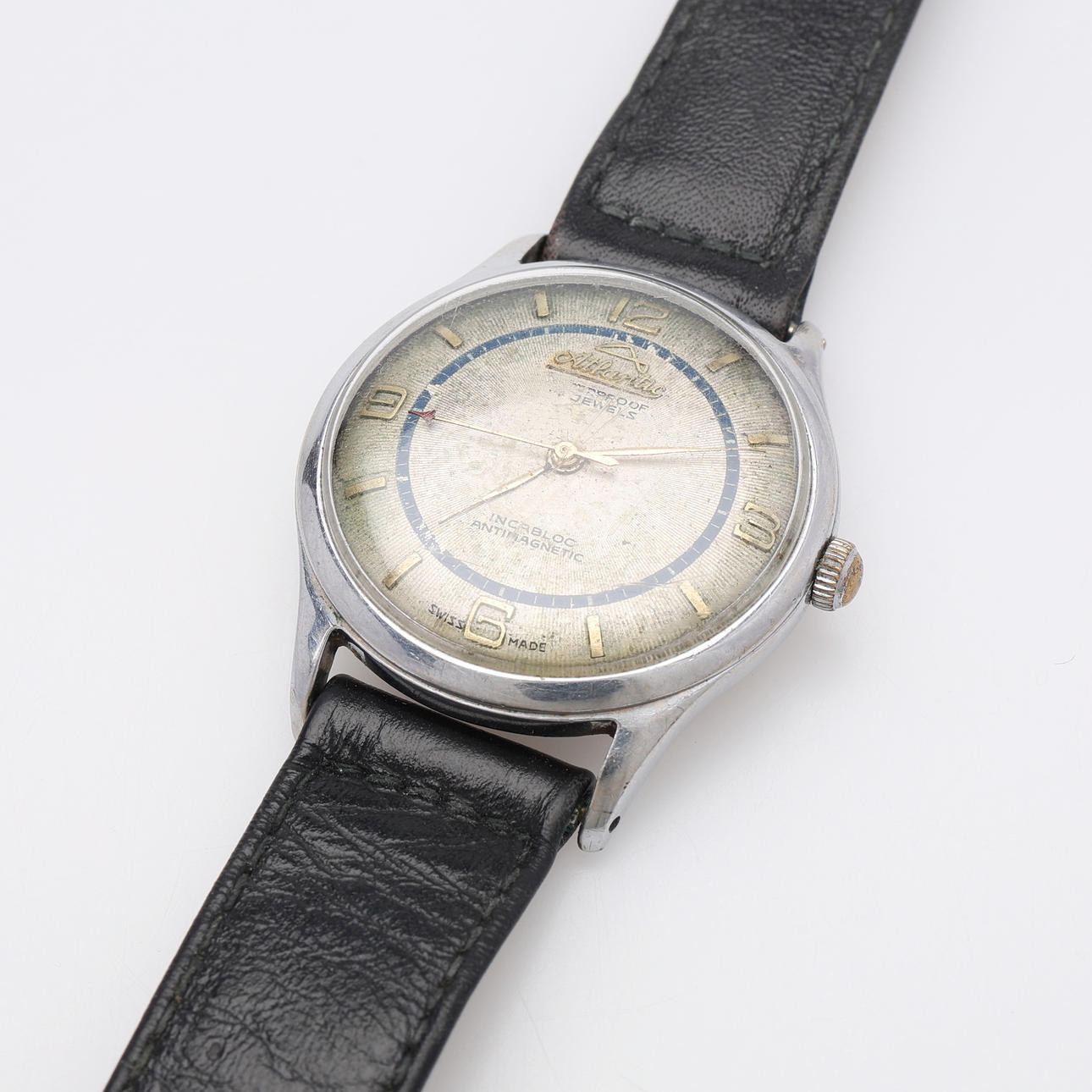 A WRISTWATCH, ATLANTIC, CIRCA 1950S.