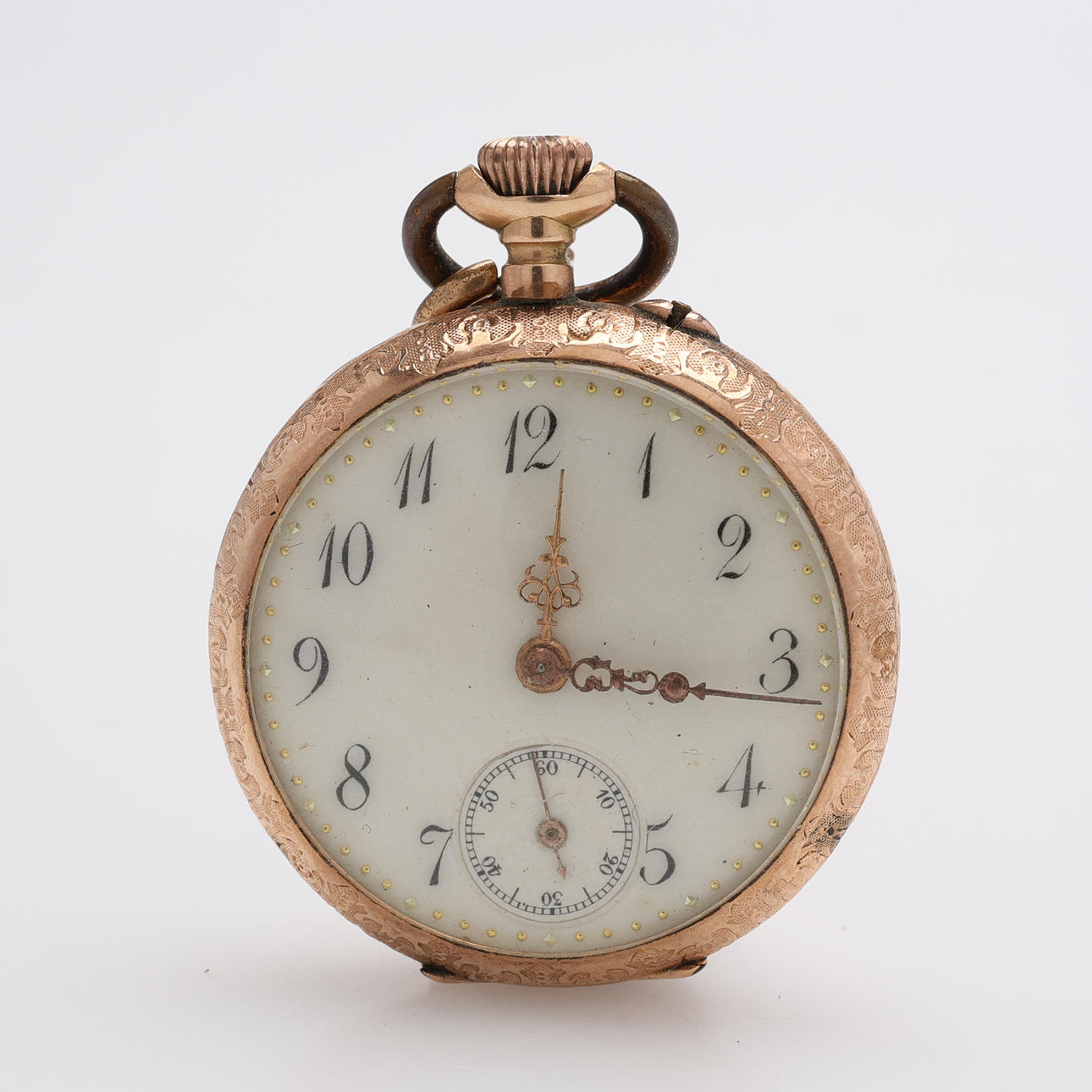 POCKET WATCH, 14K GOLD, TOTAL Approx. 29.3g.