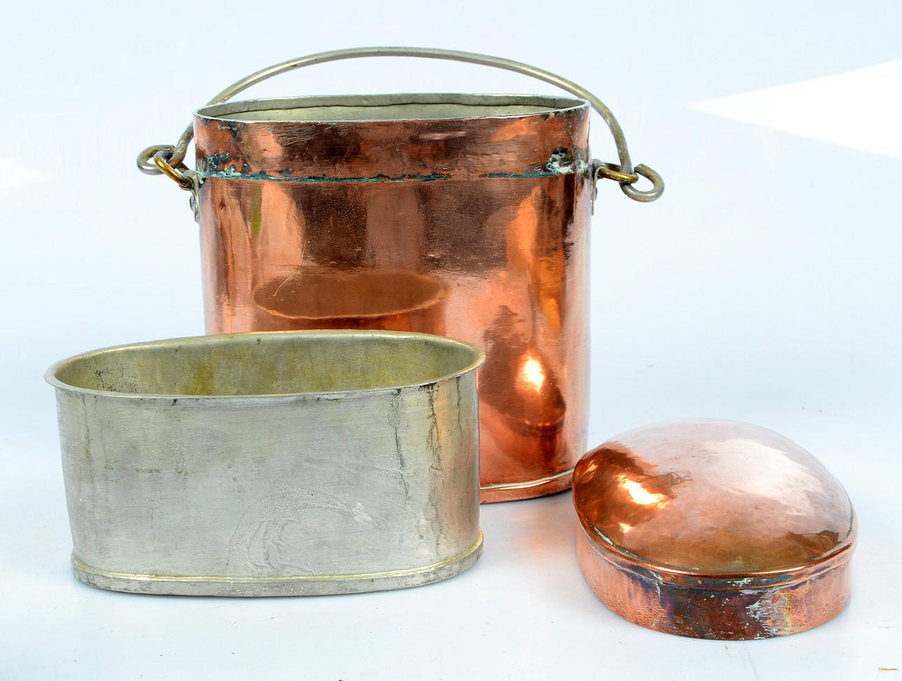 MATKÄRL i koppar, militärt bruk, 1800-talets slut.