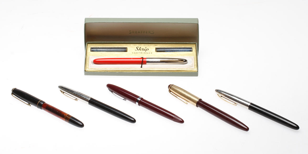 RESERVOIRPENNOR, 6 st, Scheaffer's med mera.