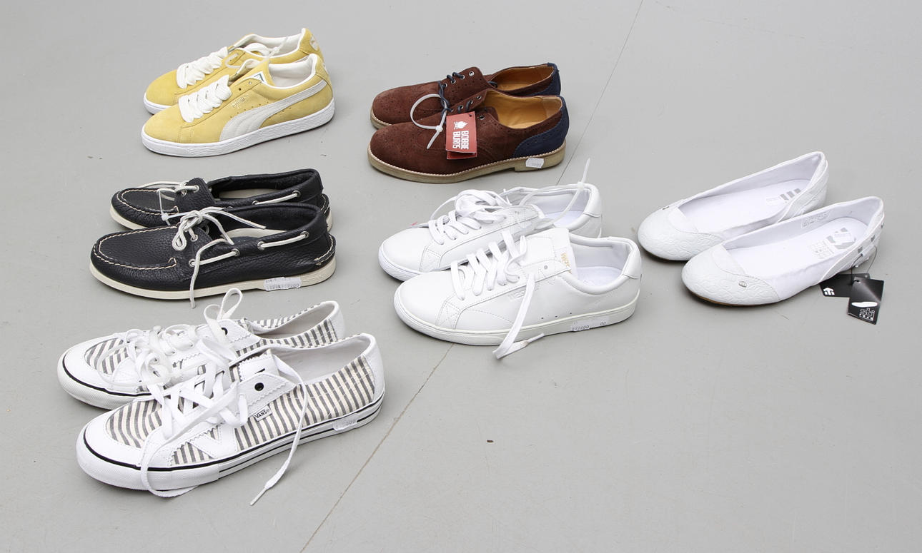 SKOR, 6 par, nya, storlek 41, konkurs efter first aid.