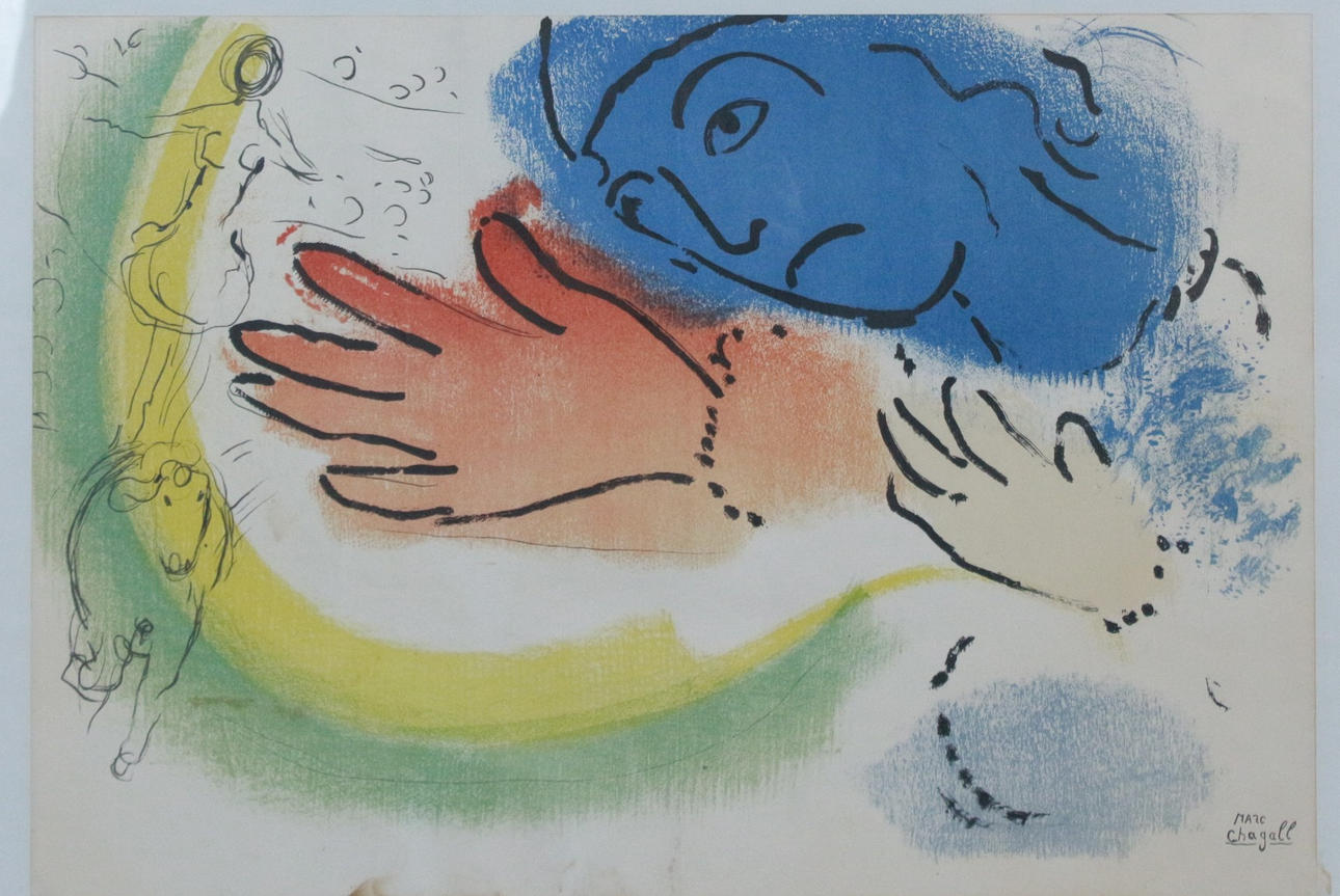 MARC CHAGALL. EFTER. Grafikkunst, „At optræde i cirkuset“.
