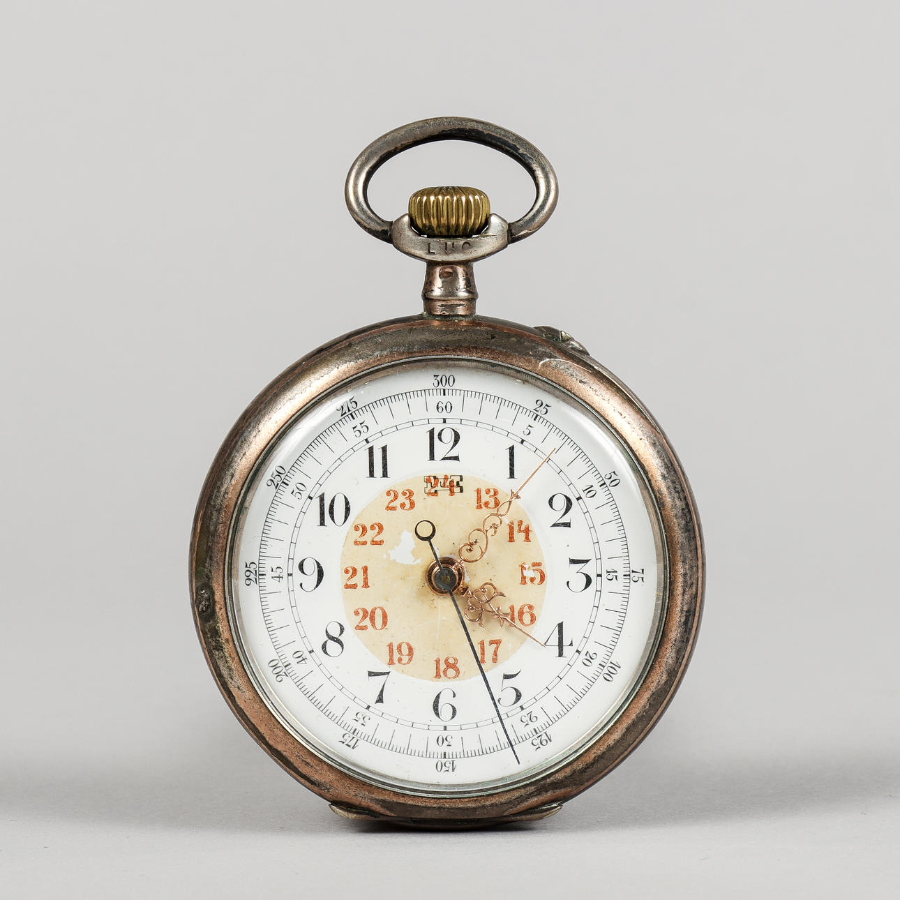 L.U.C, Louis Ulysse Chopard, pocket watch, silver case.