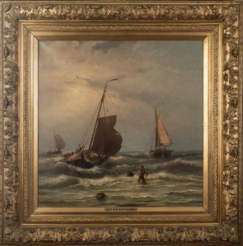 JAN HERMAN BAREND KOEKKOEK. Båtar.