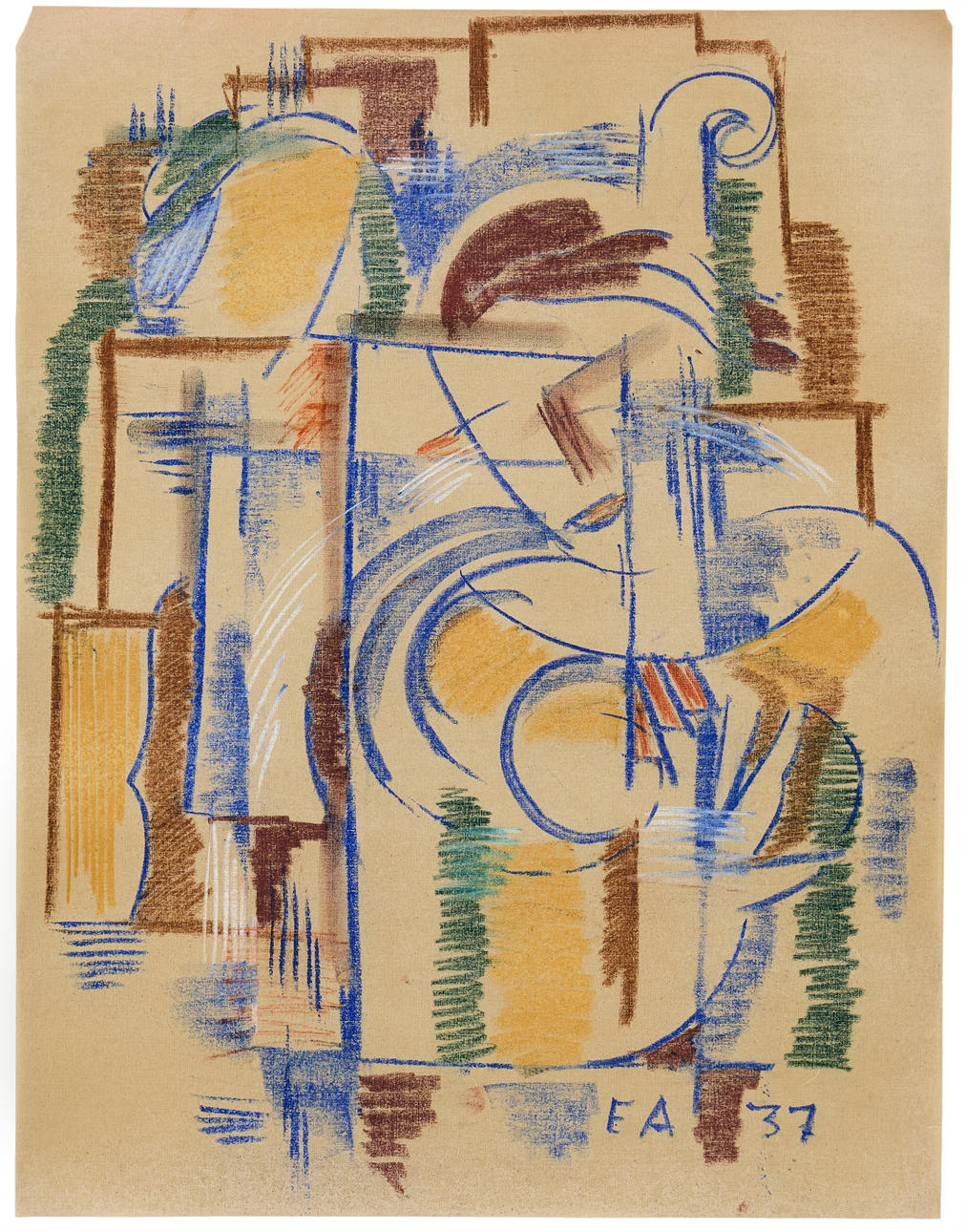 EDVARD  ANDERSSON. Composition I.