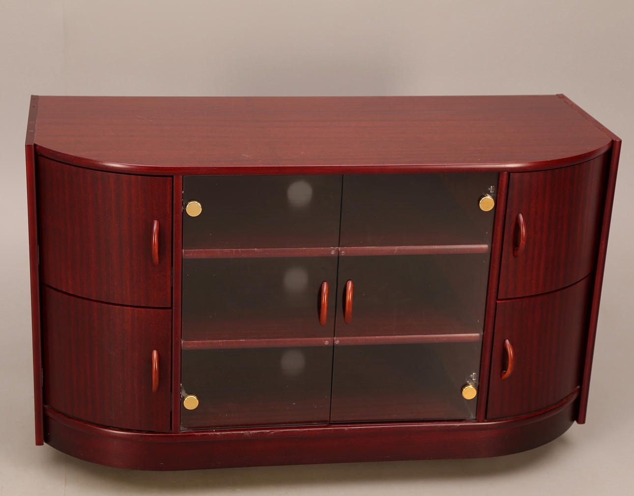 MUSIKBÄNK, mahogny, glasdörrar, Timantti 800 - Finland, 2000-tal.