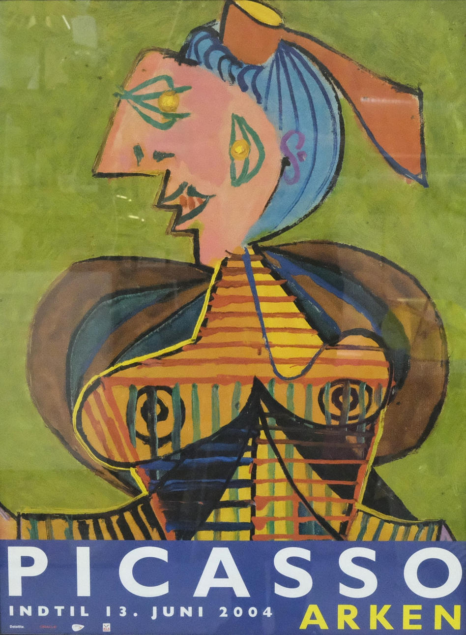 PICASSO EXHIBITION POSTER ARK 2004.