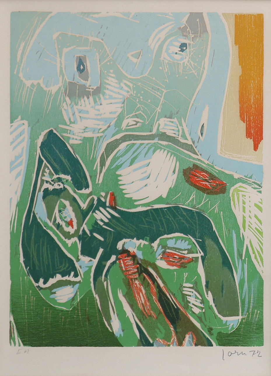 ASGER JORN. “STRABISM PASTORAL” FROM “ETUDES”, 1972. Art