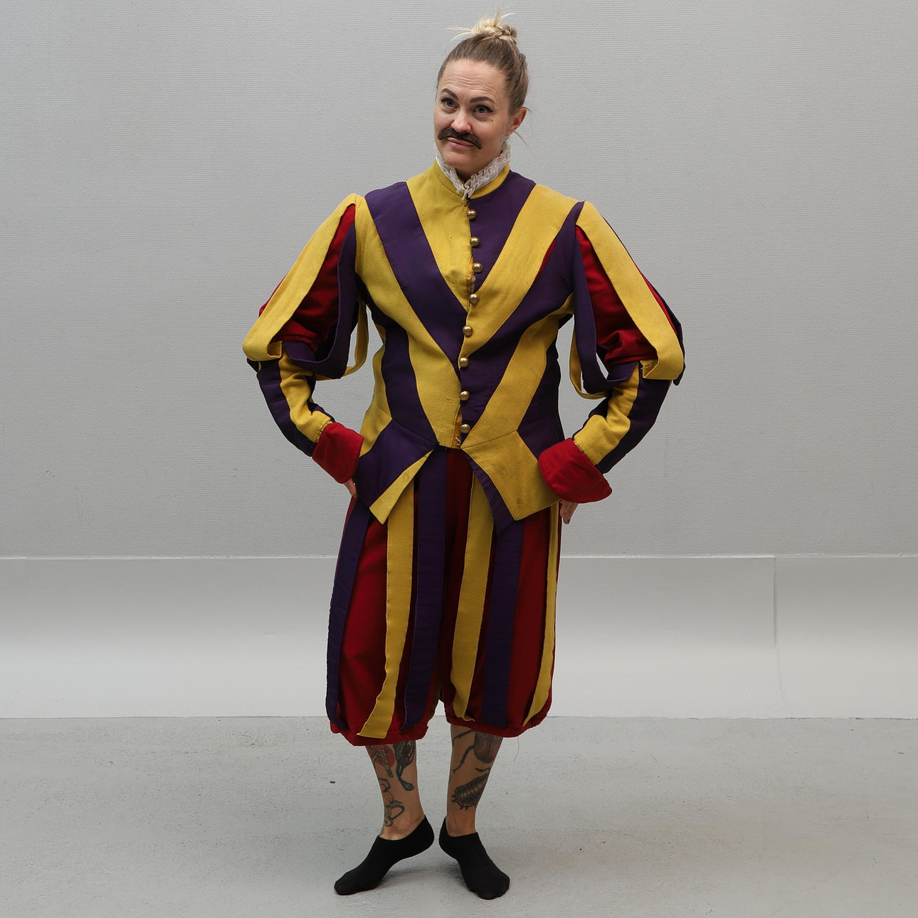 SWISS GUARD UNIFORM, marked Jönsson, Malmö Stadsteater.