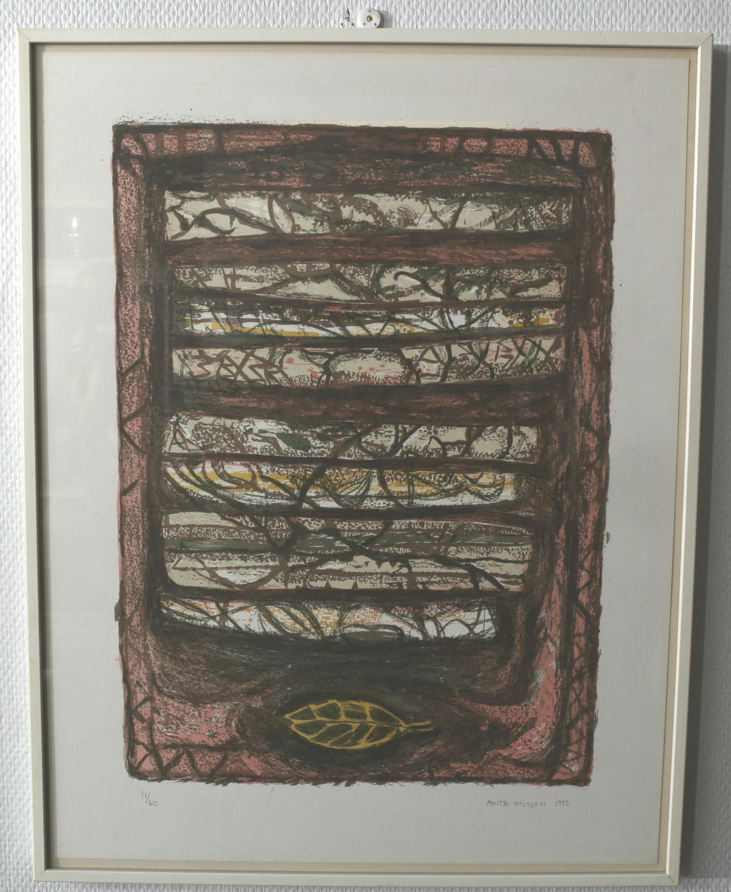 ANITA NILSSON. Litografi, numrerad 11/60, signerad, daterad 1983.