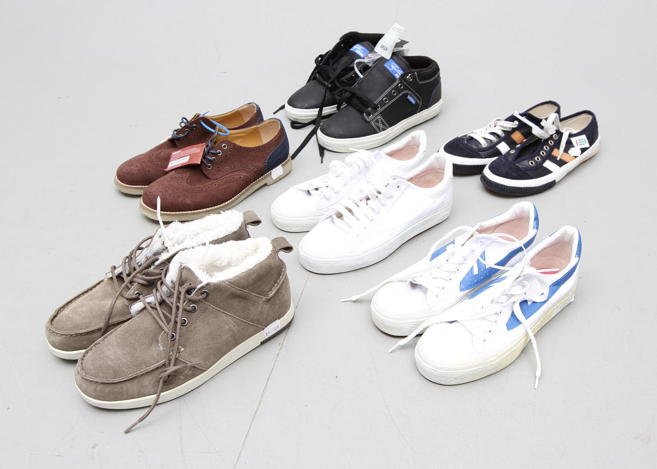 SKOR, 6 par, nya, storlek 40, konkurs efter first aid.