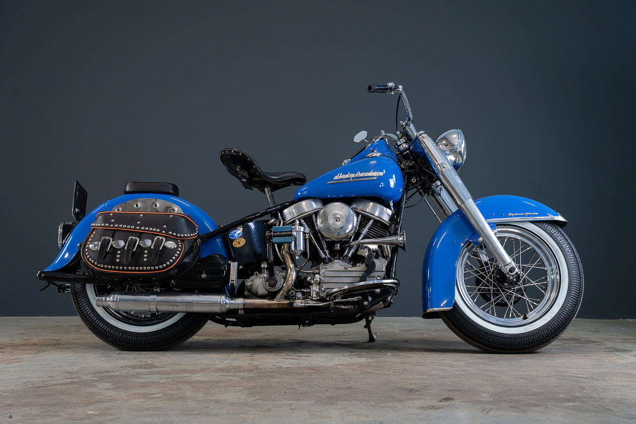 HARLEY DAVIDSON, modell FL Panhead, 1953, USA.