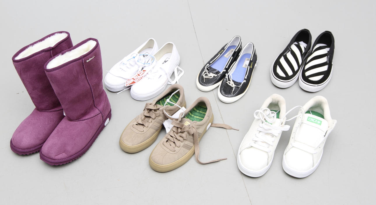 SKOR, 6 par, nya, storlek 38/38,5, konkurs efter first aid.