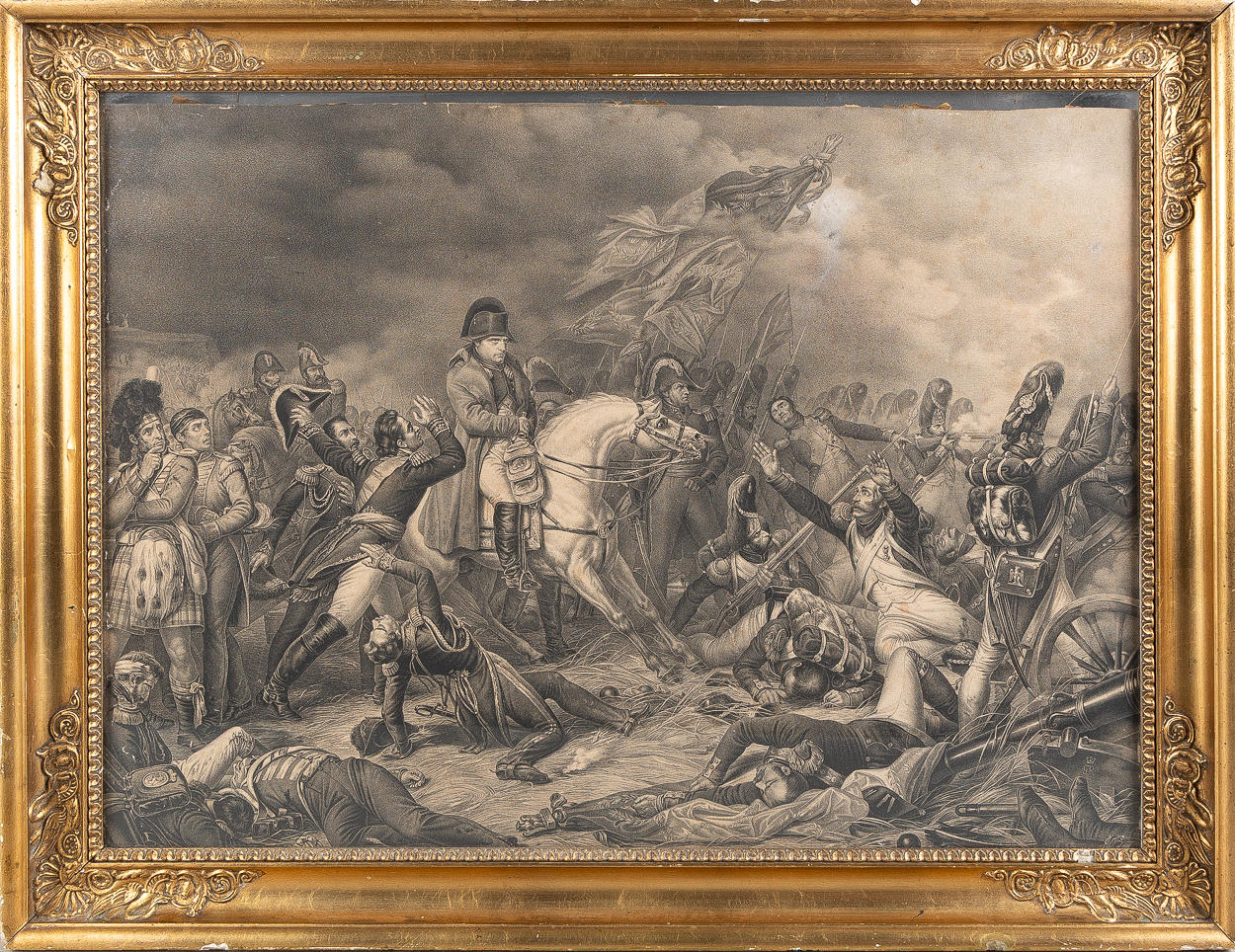 GRAFISK ARK, Slaget ved Waterloo, 19. århundrede.