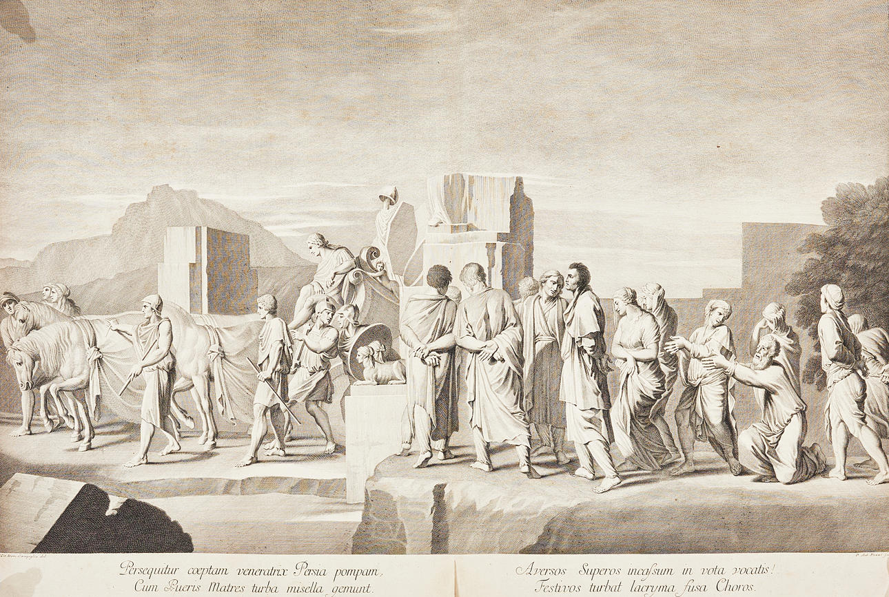 Three engravings by ZOCCHI, Florence 1755, CANTIGLIA - PAZZI, ca 1750 ...