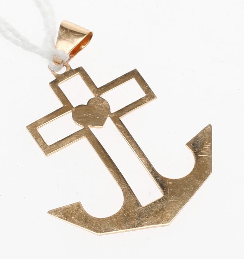 HÄNGE, 18k guld, signerad, vikt ca 1,5 gram.