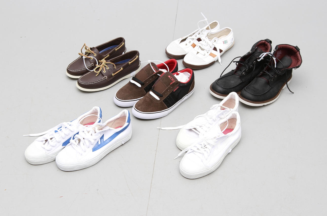 SKOR, 6 par, nya, storlek 40, konkurs efter first aid.