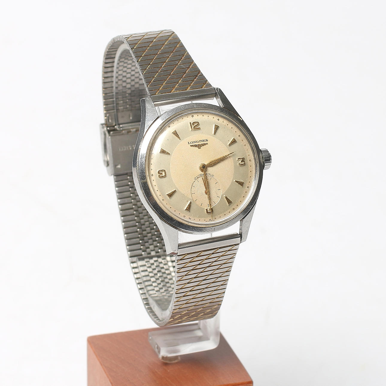 ARMBANDSUR, stål, "Automatic", LONGINES, 1900-talets mitt.