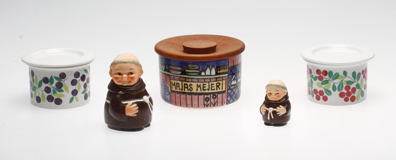 KERAMIK, 5 delar, Goebel, Arabia, Jie Gantofta.