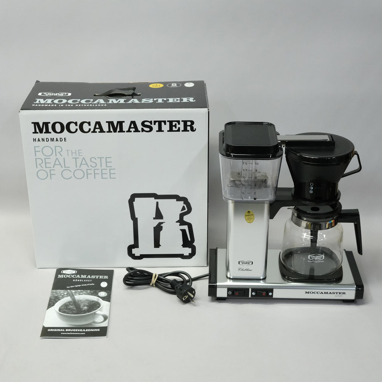 KAFFEBRYGGARE. "MOCCAMASTER, CLUBLINE". TECHNIVORM.