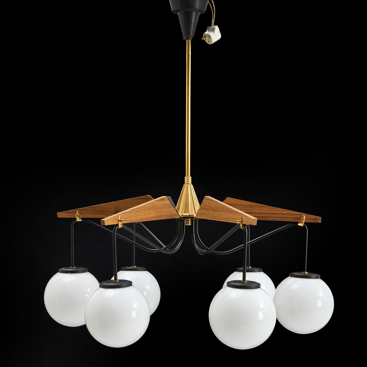 A 1960's Italian ceiling lamp.