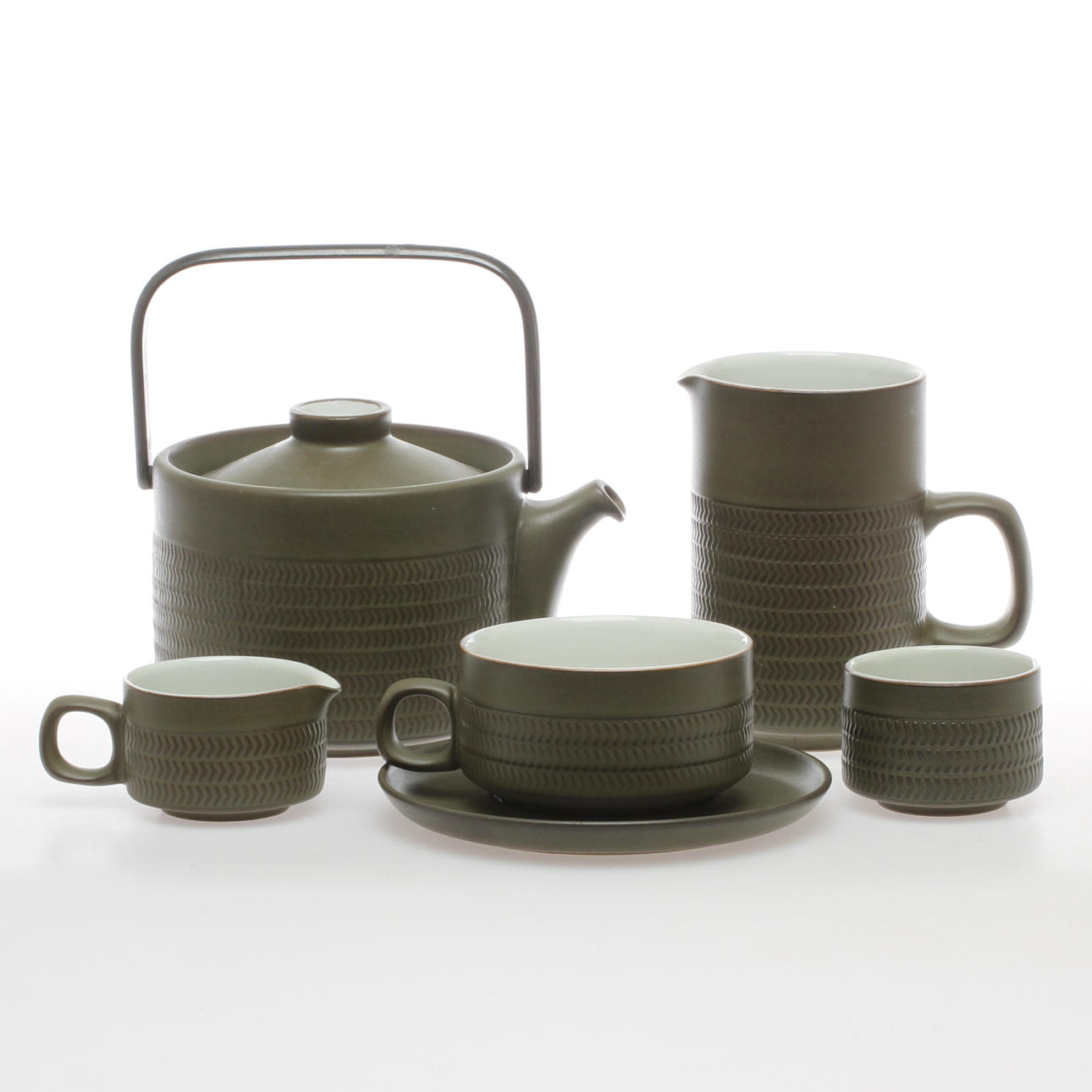 TESERVIS, 14 delar, keramik, Denby, England.