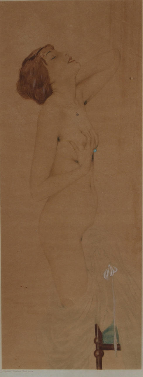 KOLORERAT TRYCK, Raphael Kircher, 1900-tal.