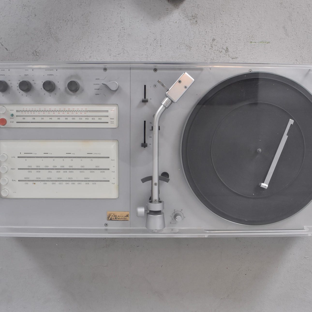 DIETER RAMS. Braun, Turntable, Compact System/'Audio 300'.
