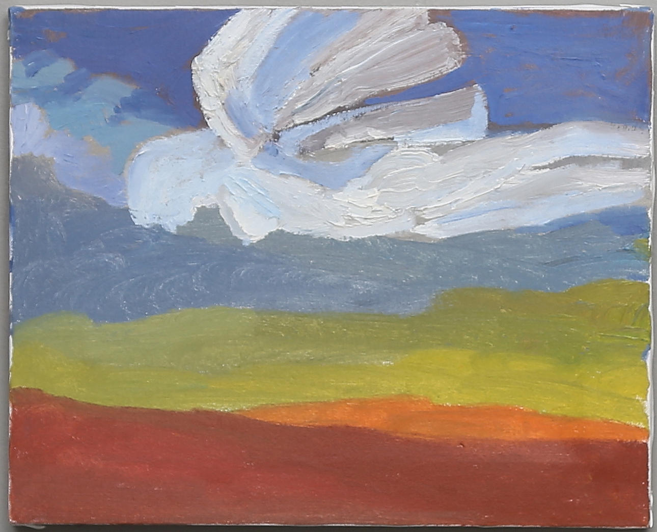 ERIK HÖGLUND. "Änglamoln". Oja på duk, signerad och daterad a tergo 1995.