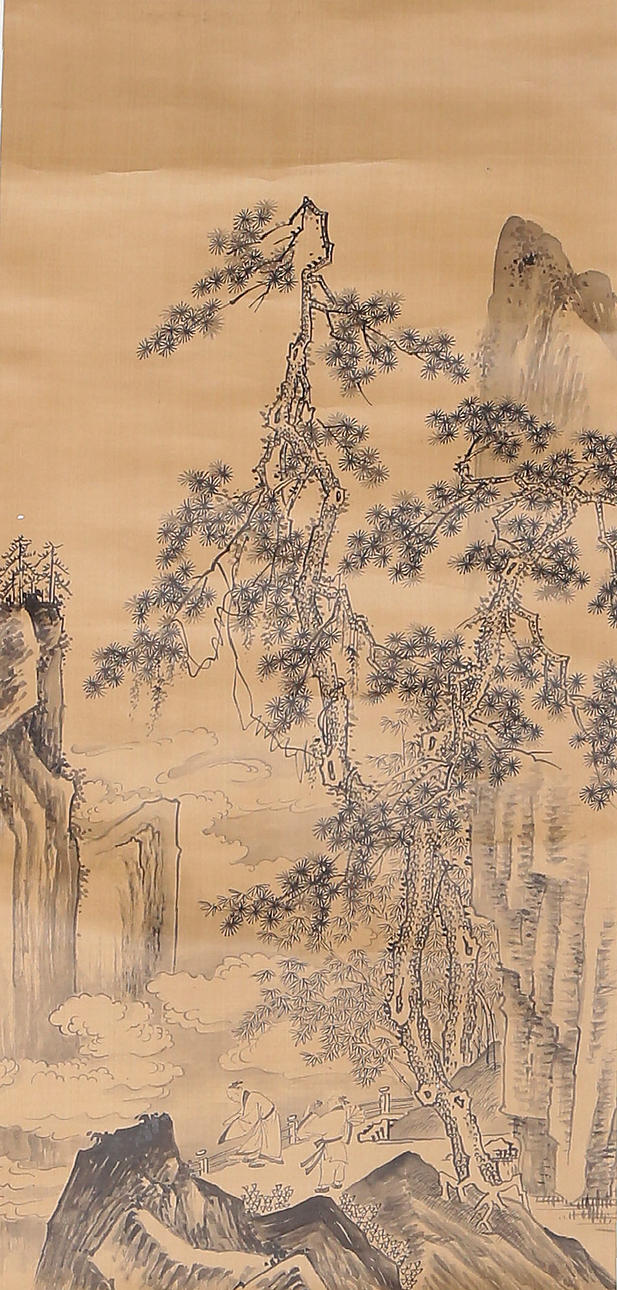 CHINESE SCHOOL, 20TH CENTURY. Landscape.