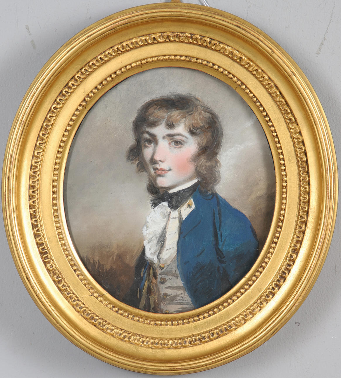 ATTRIBUTED TO DANIEL GARDNER (1750-1805). PORTRAIT OF THE HON. HAMILTON DOUGLAS HALYBURTON.