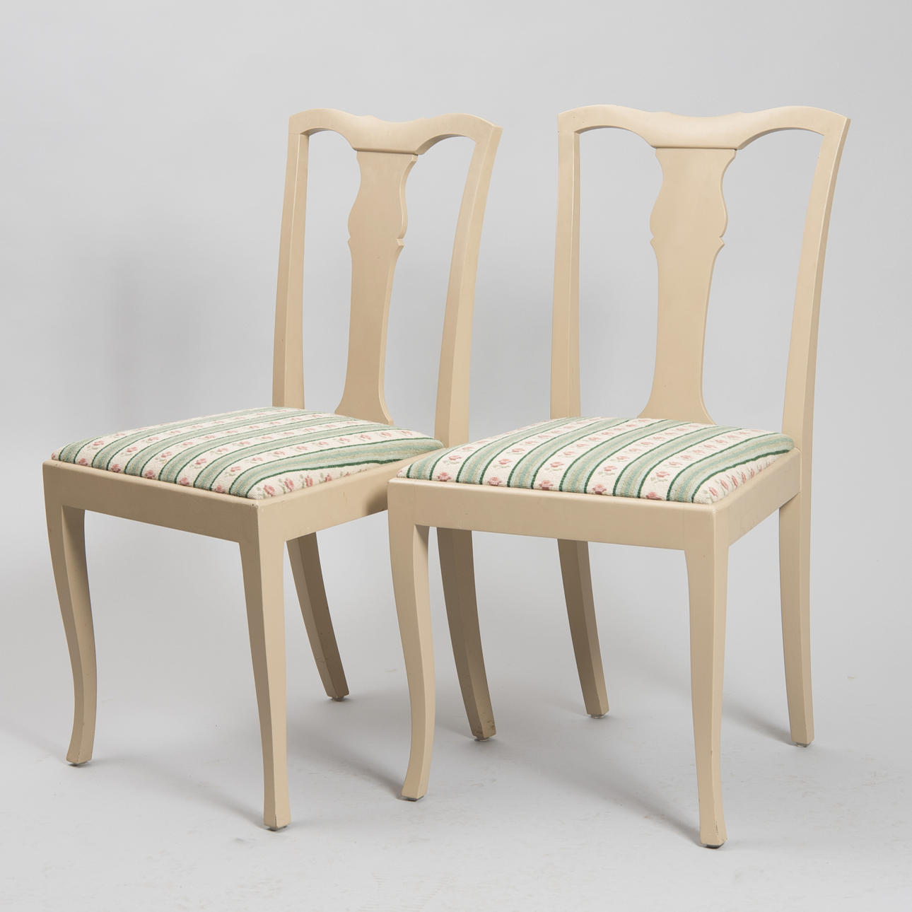 CHAIRS, 1 pair, 1930s.