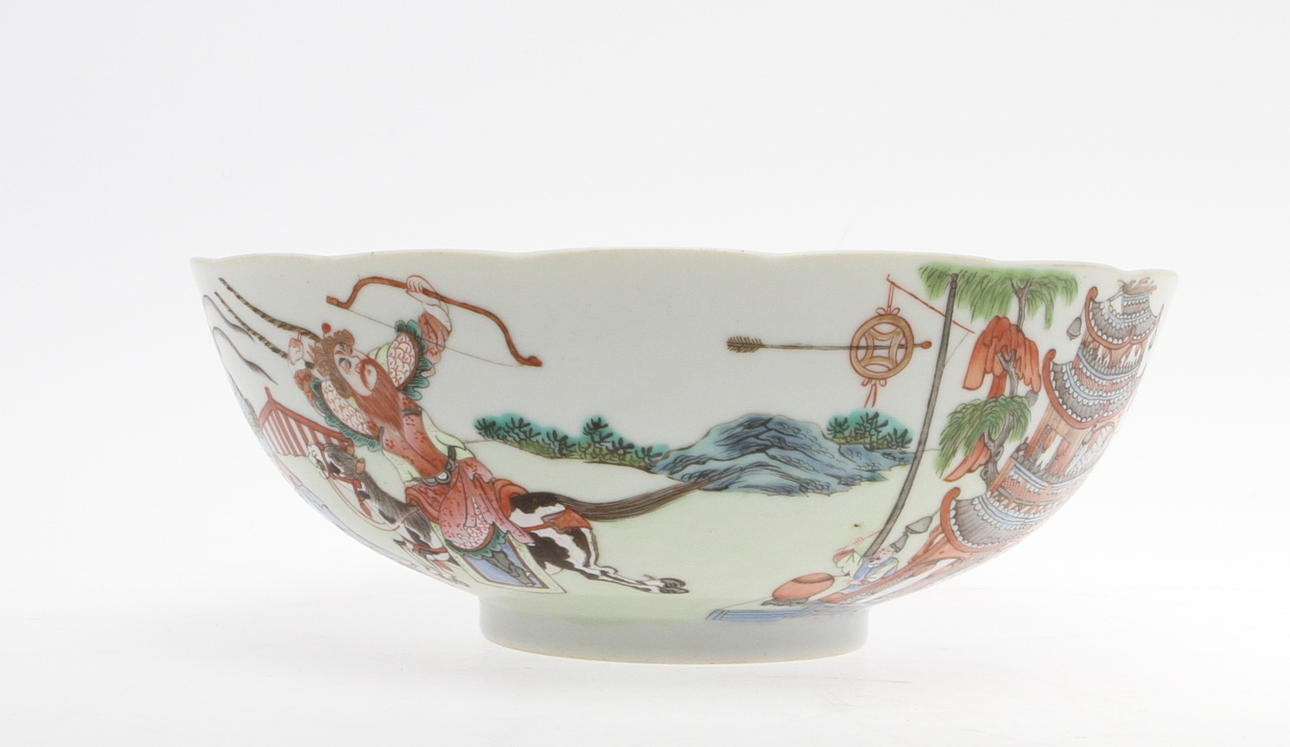 SKÅL, porslin, Kina, 1800/1900-tal.