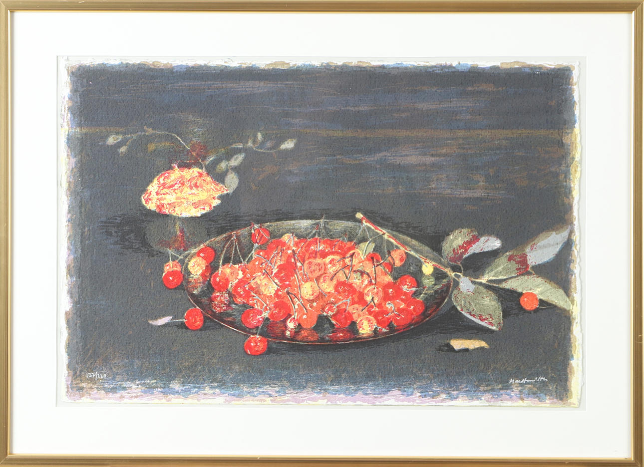 MAC HAMILTON. “August”, lithograph in colours, signed. Art - Engravings ...