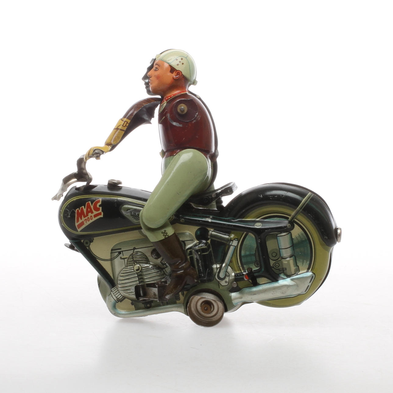 ARNOLD MAC 700 Motorcykel med förare, för reservdelar.