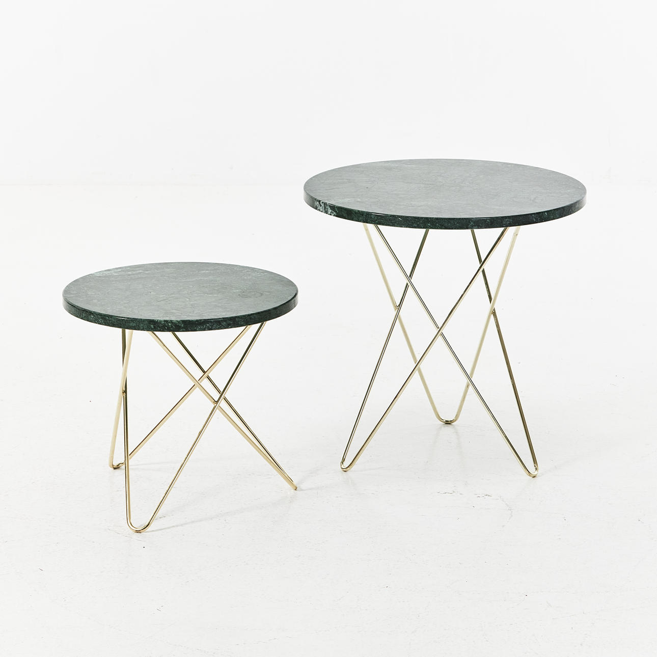 DENNIS MARQUART. Coffee table/side table, contemporary, marble table top, steel frame, OX Denmarq, Denmark.