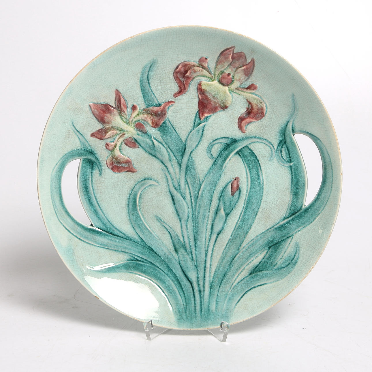 FAT, flintgods, majolika, jugend, Gustafsberg, omkring sekelskiftet 18/1900.