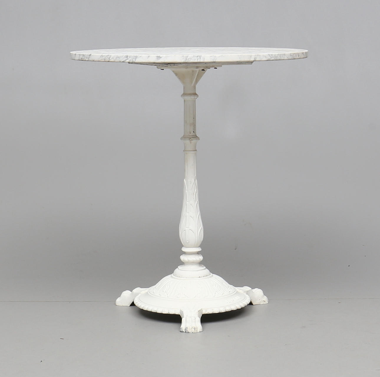 CAFÉBORD med stenskiva, "Classic Marmor", Byarums Bruk, 1900-tal.