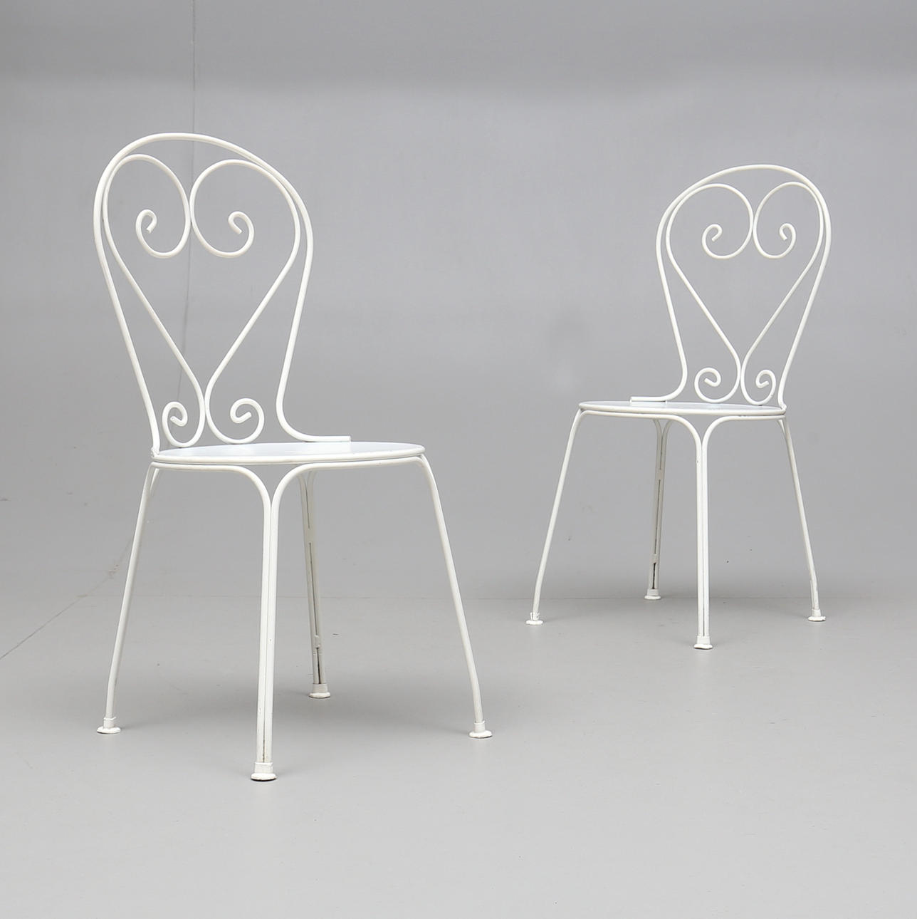 CAFÉSTOLAR, ett par, "Classic No. 1", Byarums Bruk.