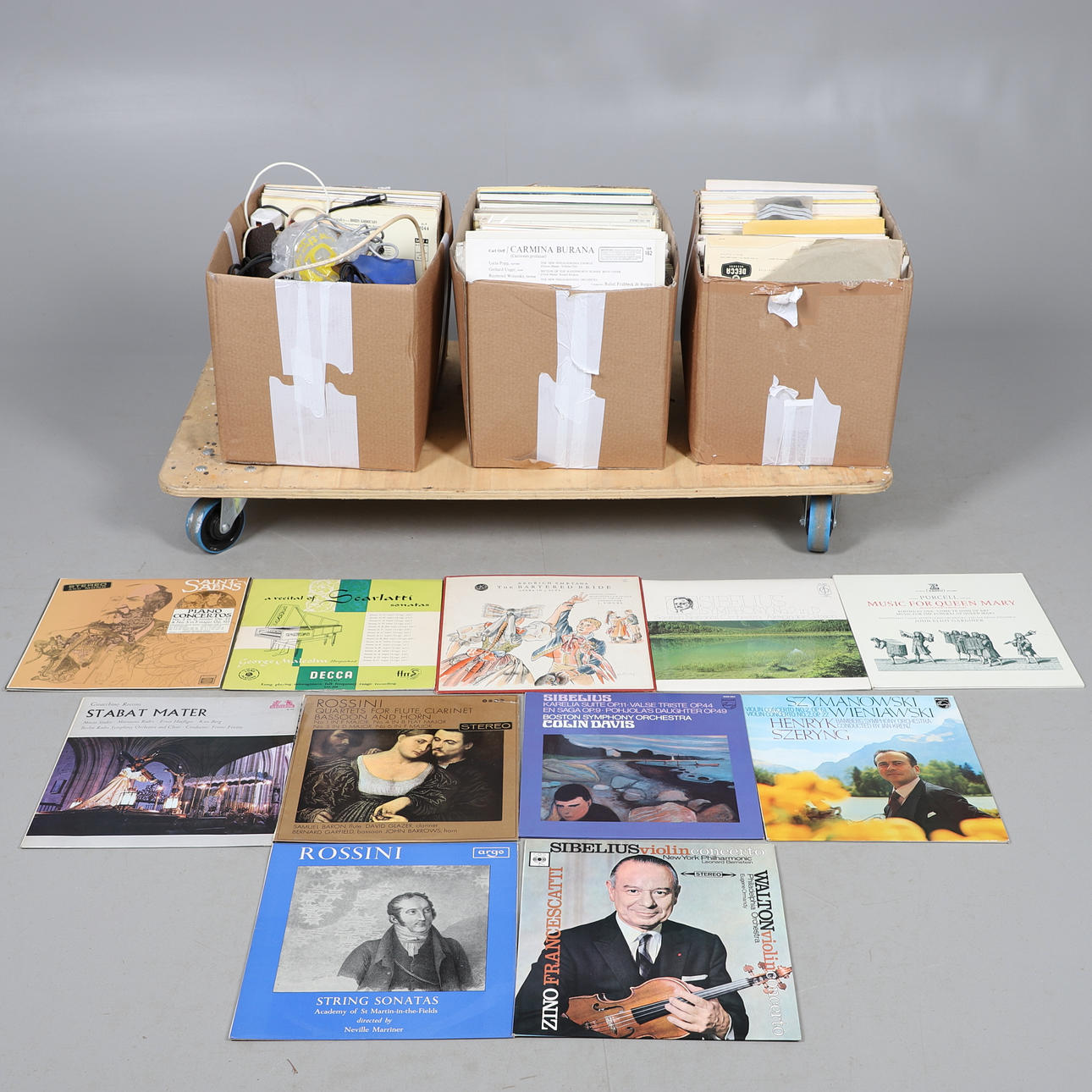 A MIXED COLLECTION OF RECORDS.
