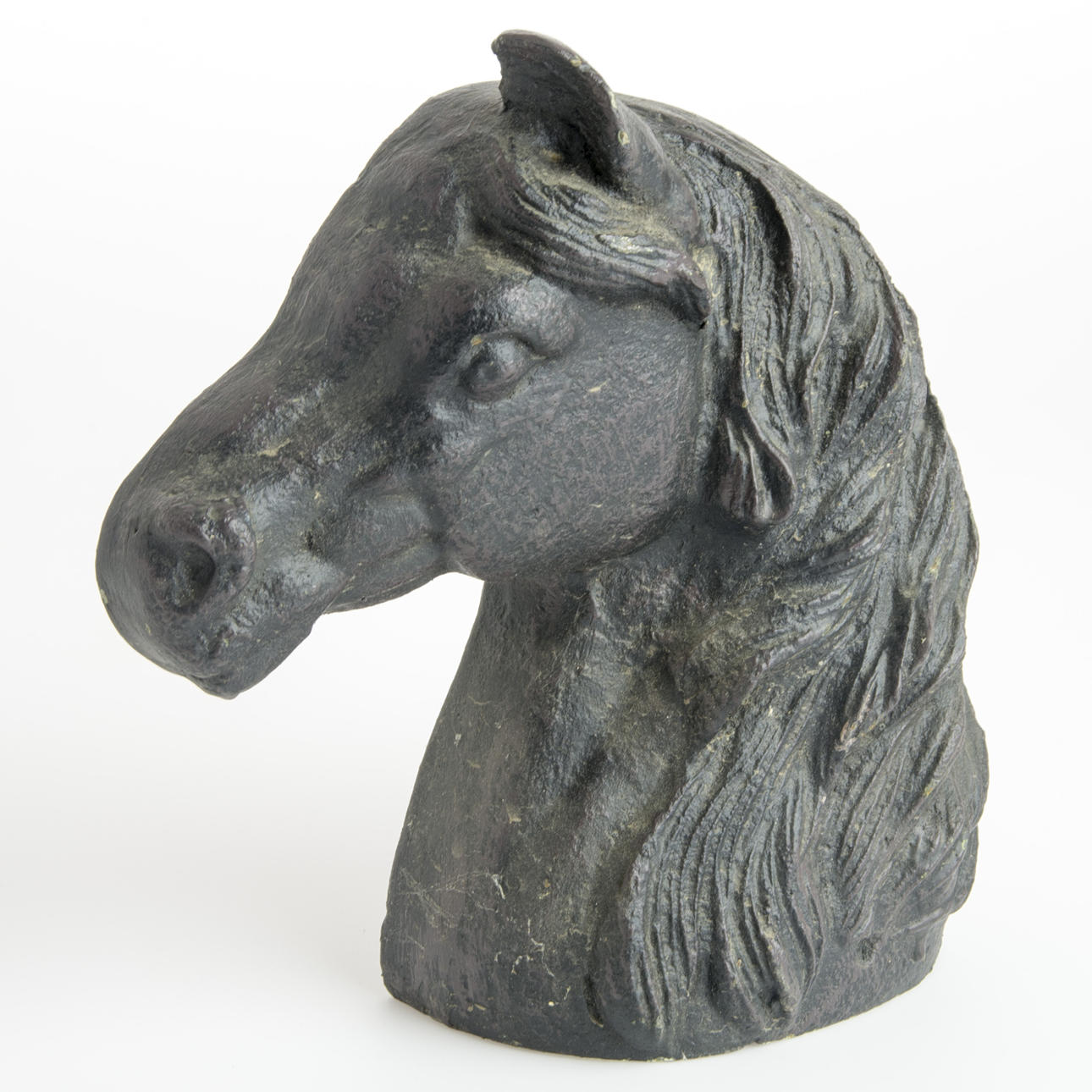 DÖRRSTOPP, häst, gjutjärn, samtida.