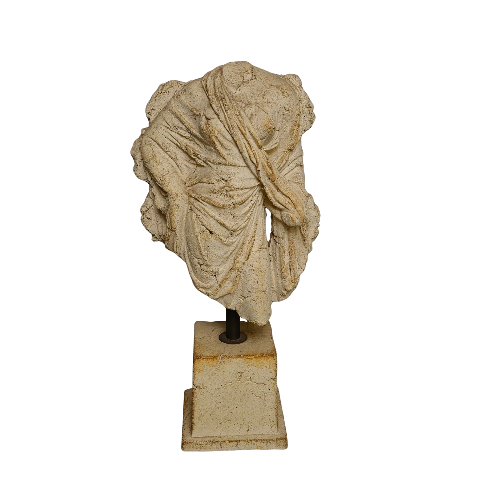 BUSTO ROMANO EN TERRACOTA.