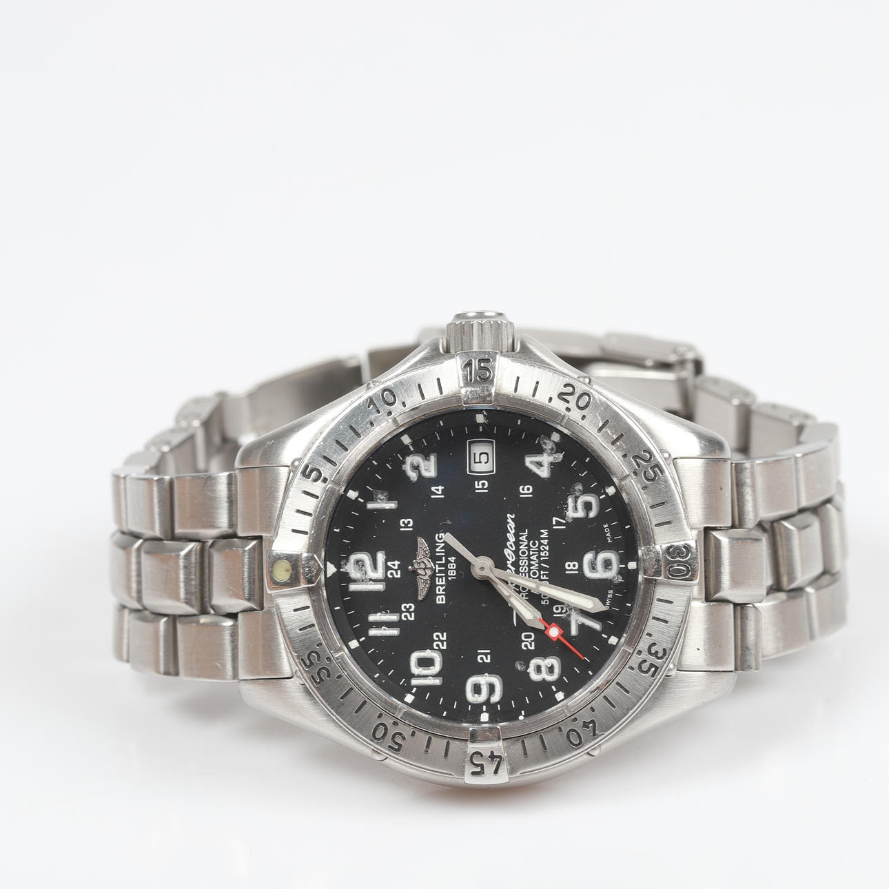 BREITLING. Wristwatch, SuperOcean Professional, automatic, steel.