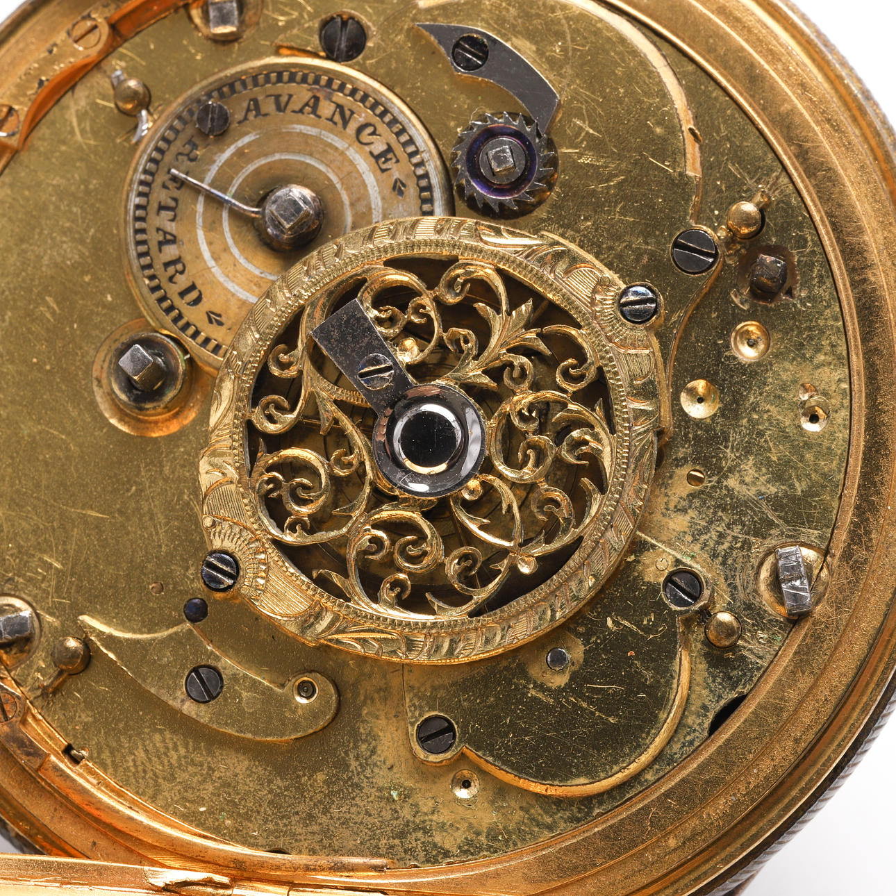 ESQUIVILLON & DE CHOUDENS, a pocket watch, Avance Retard, silver and ...